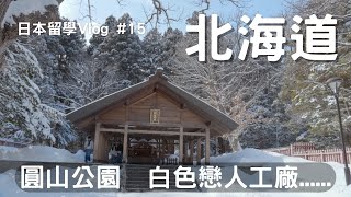 北海道下集 圓山公園玩雪 北海道神宮 圓山動物園 白色戀人工廠、日本留學Vlog15