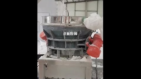 Commercial flour sifter for flour removal