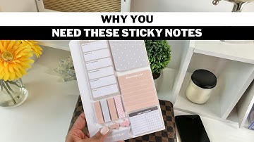 Essential Sticky Notes For Your Planner