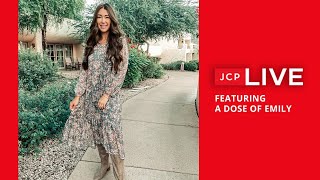 Capsule Wardrobe Haul 2021 with A Dose of Emily | JCPenney Live screenshot 5