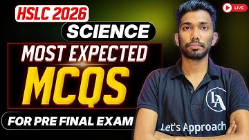 HSLC 2026 Science Important MCQ 🔥 | All Chapters Revision - Pre Final 2025 🤩 | Let