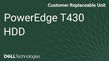 PowerEdge T430: Remove Install HDD Backplane