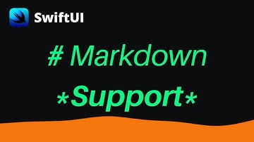 SwiftUI: Markdown Support in Labels (2022) – iOS