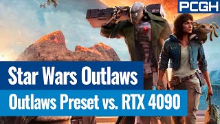 Star Wars Outlaws PC | GPU Benchmark Test | Outlaw Preset | RTXDI Max | Geforce RTX 4090 OC | 4K
This video shows our demanding GPU benchmark sequence for Star Wars Outlaws on PC. The action takes place at Toshara near the city gates with all settings maxed out (RTXDI Max, RTX Ray Reconstruction enabled). Captured on Zotac GeForce RTX 4090 Airo Extreme (OC) via OBS AV1 Lossless. For more videos, please check out our channel.
The best deals
▶ Jump straight to Amazon*: https://amzn.to/3zjW9Z9
▶ Gaming chairs at Backforce*: https://www.backforce.gg/de/shop?affiliate=pcgh
▶ Gaming monitors*: http://amzn.to/2ttcJiW
▶ Gaming keyboards*: http://amzn.to/2sPD9d6
▶ Gaming mice*: http://amzn.to/2tPCgVJ
More news and information
▶ PCGH Website: http://www.pcgh.de
▶ PCGH @ Discord: https://discord.gg/pcgh
▶ PCGH @ Facebook: https://www.facebook.com/pcgameshardware/
▶ PCGH @ Twitter: https://twitter.com/PCGH_Redaktion
▶ PCGH @ Instagram: https://www.instagram.com/pcgh.de/
(*) Affiliate links are marked with an asterisk. We receive a small commission for a purchase via our link and can thus partially finance the free videos with this income. There are no costs for the user. Star Wars Outlaws PC | GPU Benchmark Test | Outlaw Preset | RTXDI Max | Geforce RTX 4090 OC | 4K