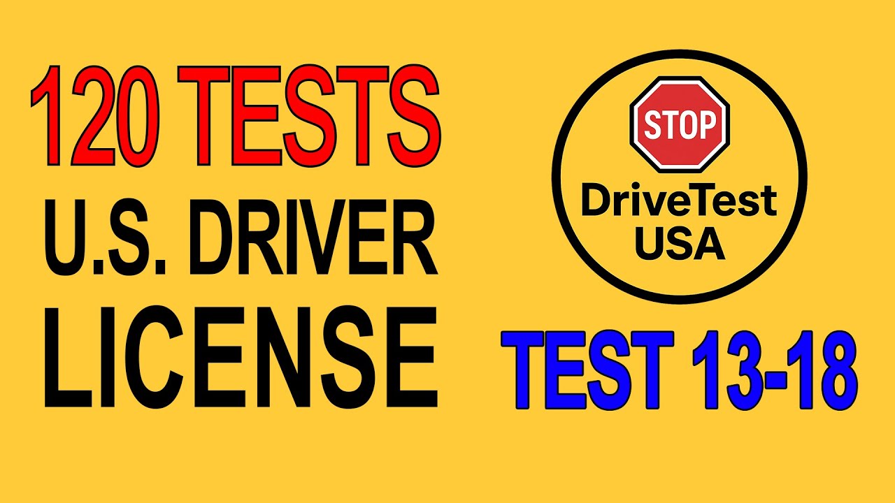 Мега-тест DMV | 120 вопросов из модулей 13–18 | Подготовка к получению водительских прав 2025