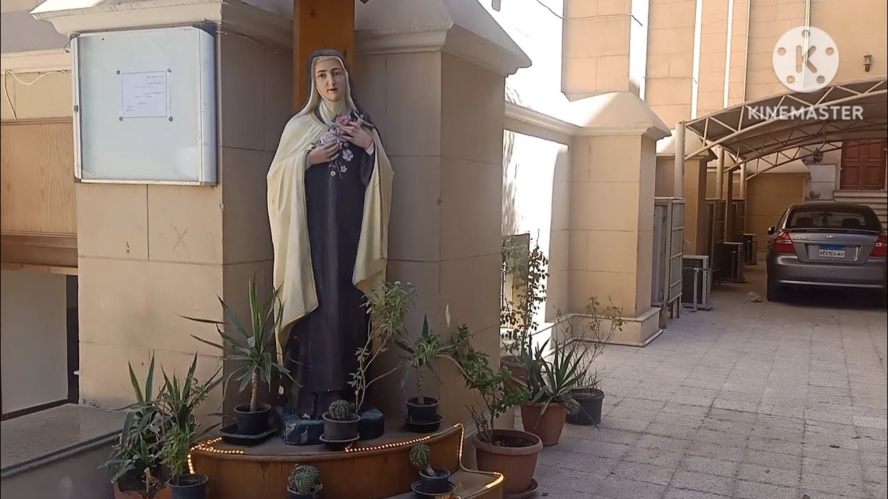 جوله في كنيسة سانت تريز باسيوط.مصر✨👍🔔A tour of St. Therese Church in Assiut.Egypt 