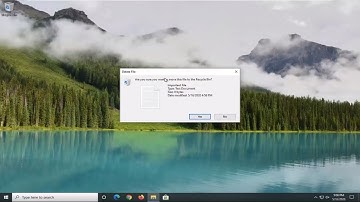 Cara Mengaktifkan atau Menonaktifkan Dialog Konfirmasi Penghapusan Permanen [Tutorial]