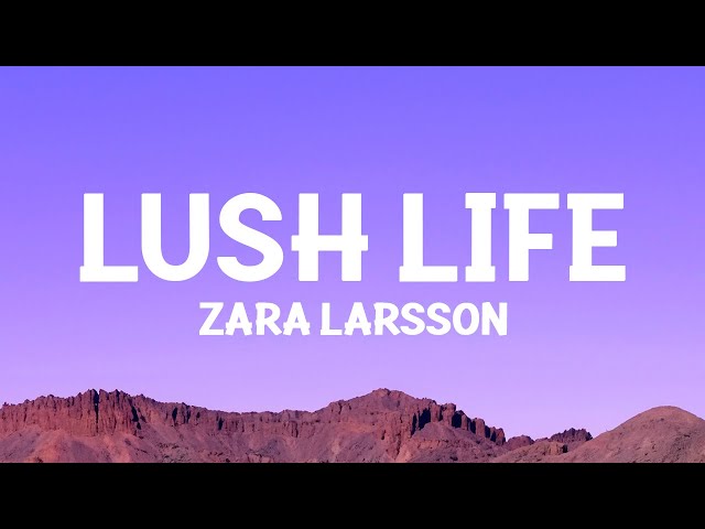 Zara Larsson - Lush Life (Lyrics) class=