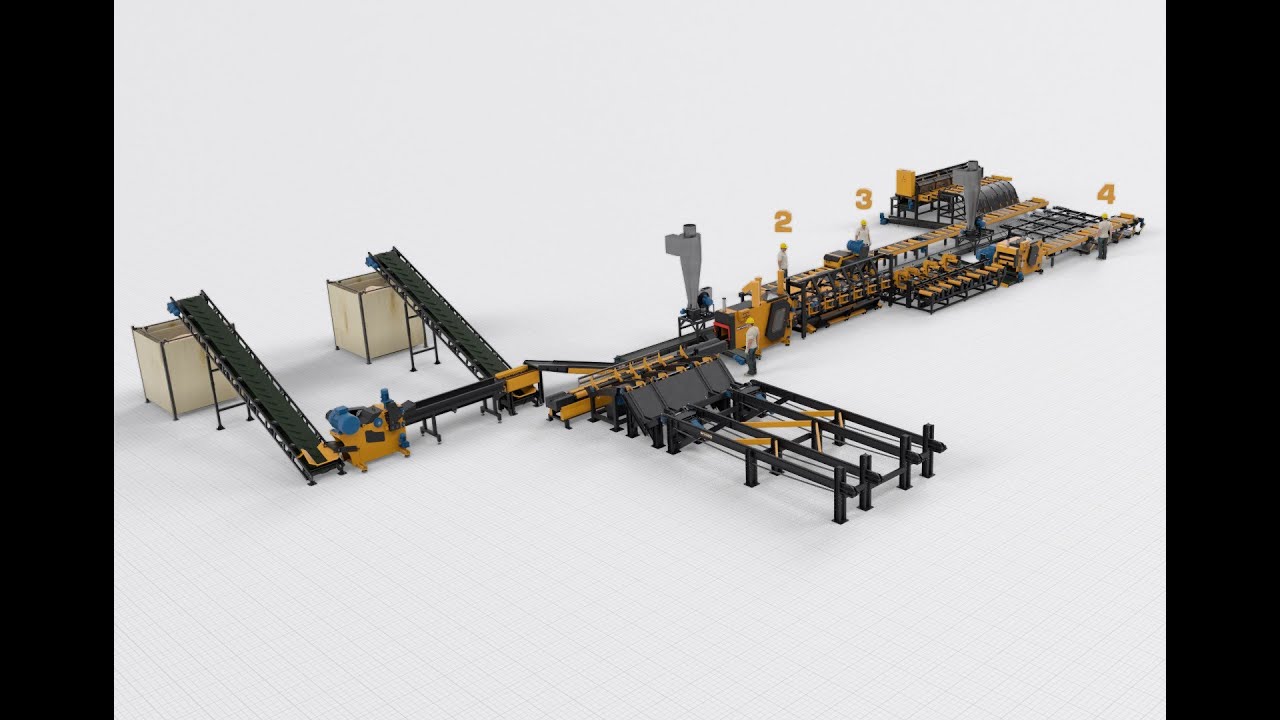 New sawmill line Skywood 2023. 20 m3/hour