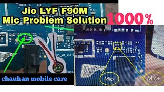 jio phone f90m mic jumper solution|| f90 mic 100% done||