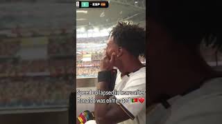 so sad 😞 ishowspeed crying after Portugal eliminated 😢  #portugal #cristianoronaldo #ishowspeed