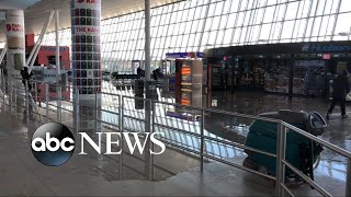 Burst pipe at JFK adds to airport chaos