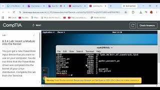 8.3.4 Lab: Insert a Module into the Kernel