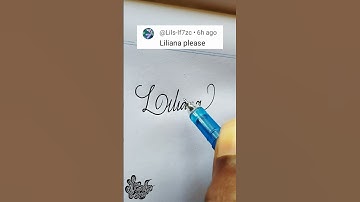 stylish name | Liliana | Calligraphy signature