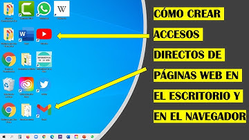 Accesos Directos de mis Páginas Web favoritas en el Escritorio y en  el Navegador Chrome.