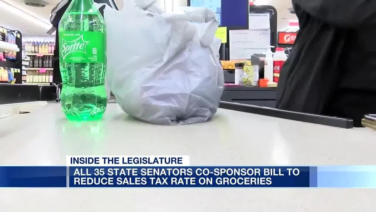All 35 state senators co-sponsor bill to reduce sales tax rate on groceries