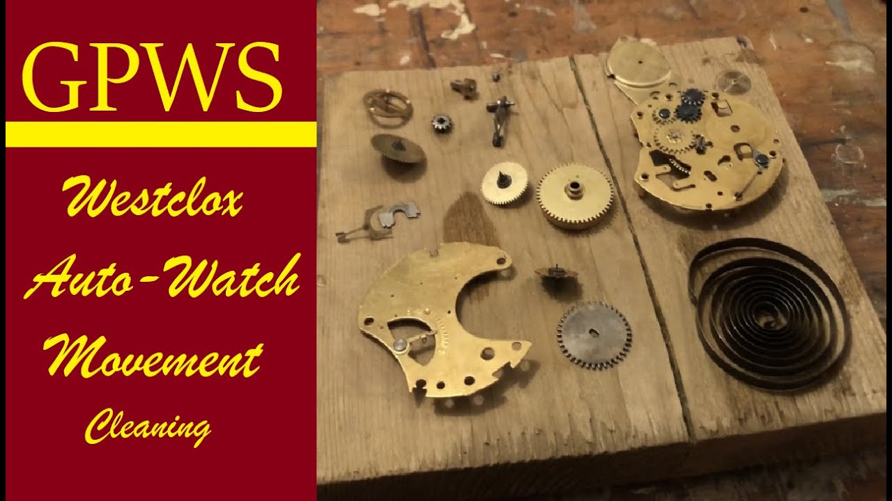 Westclox AutoWatch Movement Cleaning (Part 3) YouTube