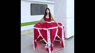 She Wore a Bed to Sleep Anywhere... Then Things Got Weird 😂 #humor #funny #fun #happy #shorts