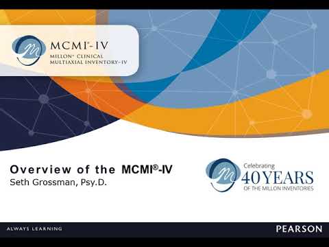 Overview of the Millon Clinical Multiaxial Inventory-IV (MCMI-IV)