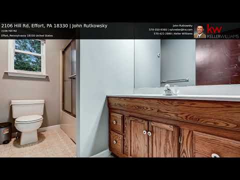 2106 Hill Rd, Effort, PA home video tour