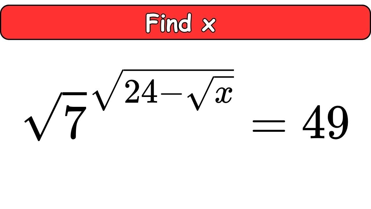 Find the Value of x | Tricky Square Root Equation | Math Olympiad Level
