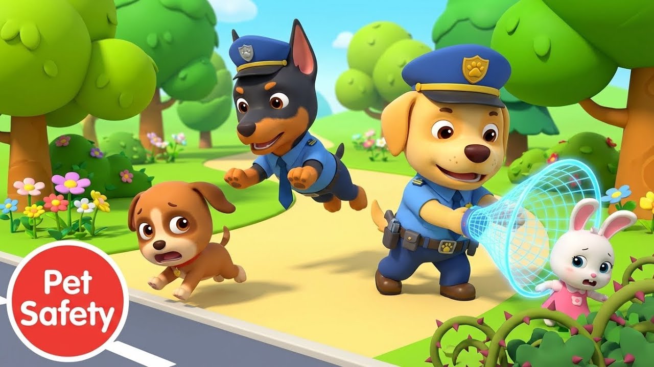 Puppy Tail Trouble! 🐶 Pipi Rabbit’s Mistake | Sheriff Labrador Police Mystery