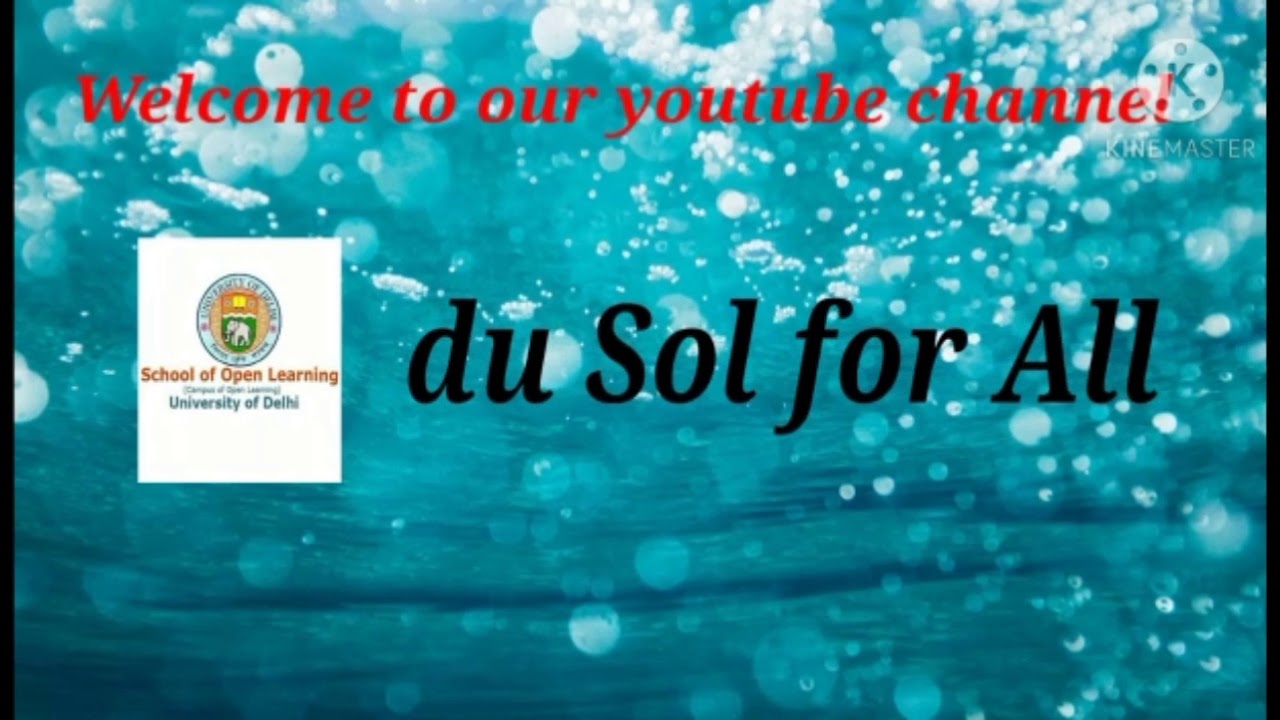 Official notice for Du Sol Exam 2020-21 ll Exam conduct on 12 dec 2020 ll All Sol student Aware.