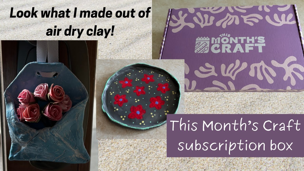 This Months Craft subscription box, look what I made!