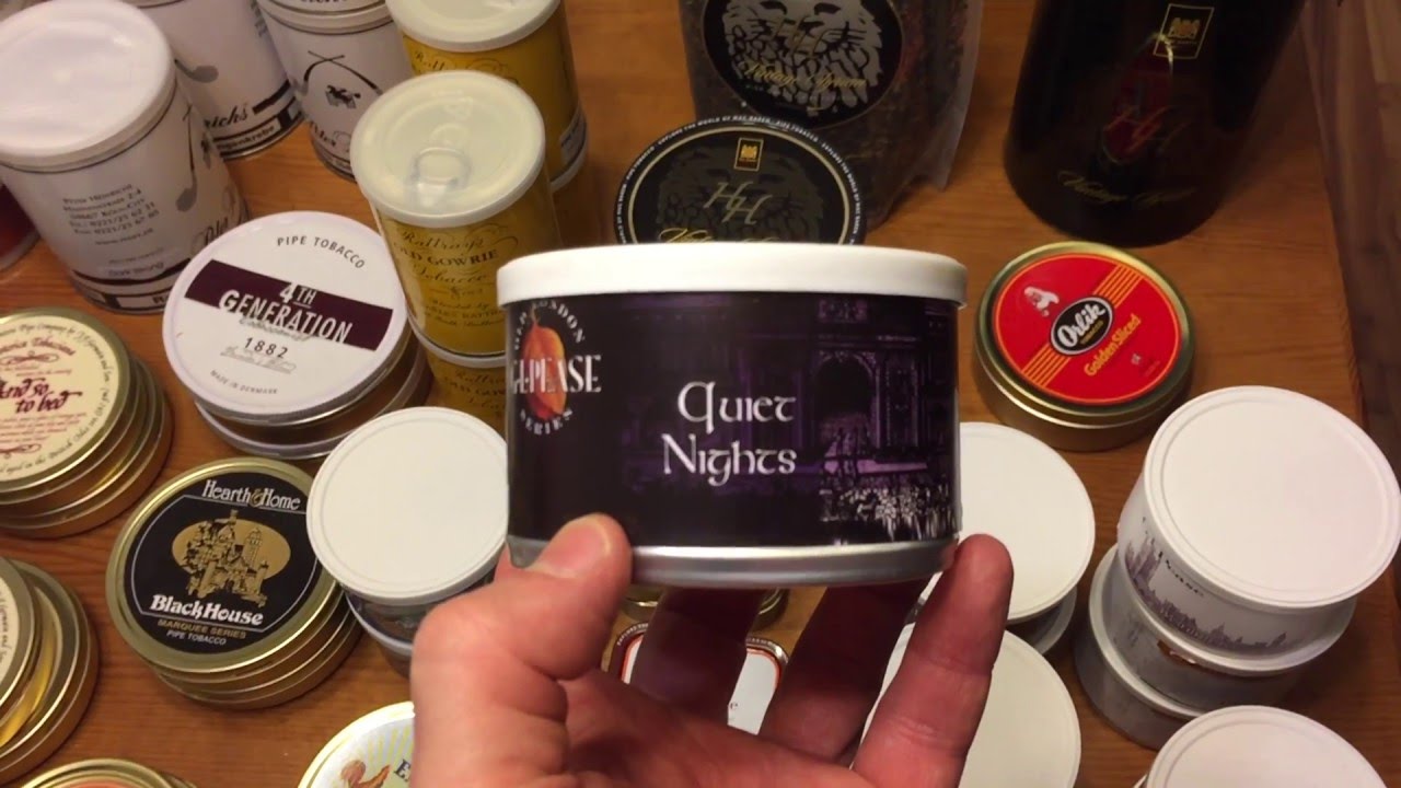 The tobacco cellar of a novice pipe-smoker