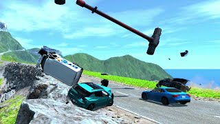 Big Hammer vs Vehicle | Distroy Vehicle | Crash Test | All Games