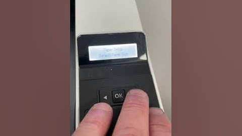 HP M402 M404 Tray Settings