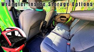 Storage Options Inside the Jeep Wrangler