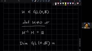 Group Theory L12V1: Matrix Groups as Subgroups of GL(n,R) and GL(n,C)