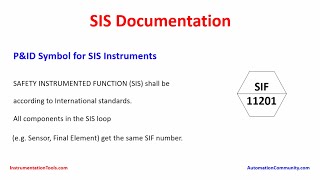 SIS Documentation - Safety Instrumented System Tutorials