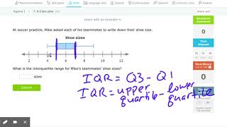 A1 - N.5 - IXL - Box plots (Algebra 1 practice)