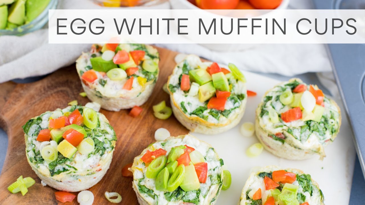 EGG WHITE MUFFINS | Easy Breakfast Meal Prep | Clean & Delicious