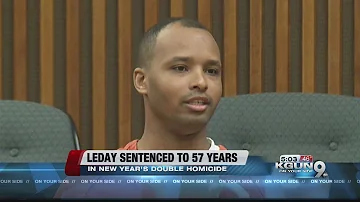 Leday sentenced to over 57 years for New Year's double homicide