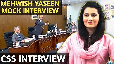 Mehwish Yaseen Mock Interview