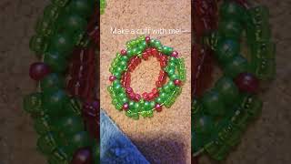 my 1st zig zag cuff!!