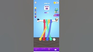 Tangle Master 3D Level 18 | Gameplay Mod | Walkthrough | #shorts #gaming