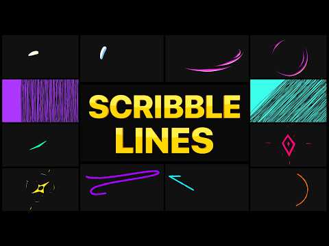 Scribble Lines - Free Moving Doodle Kit (Ae, Pr, Dr, FCPX)