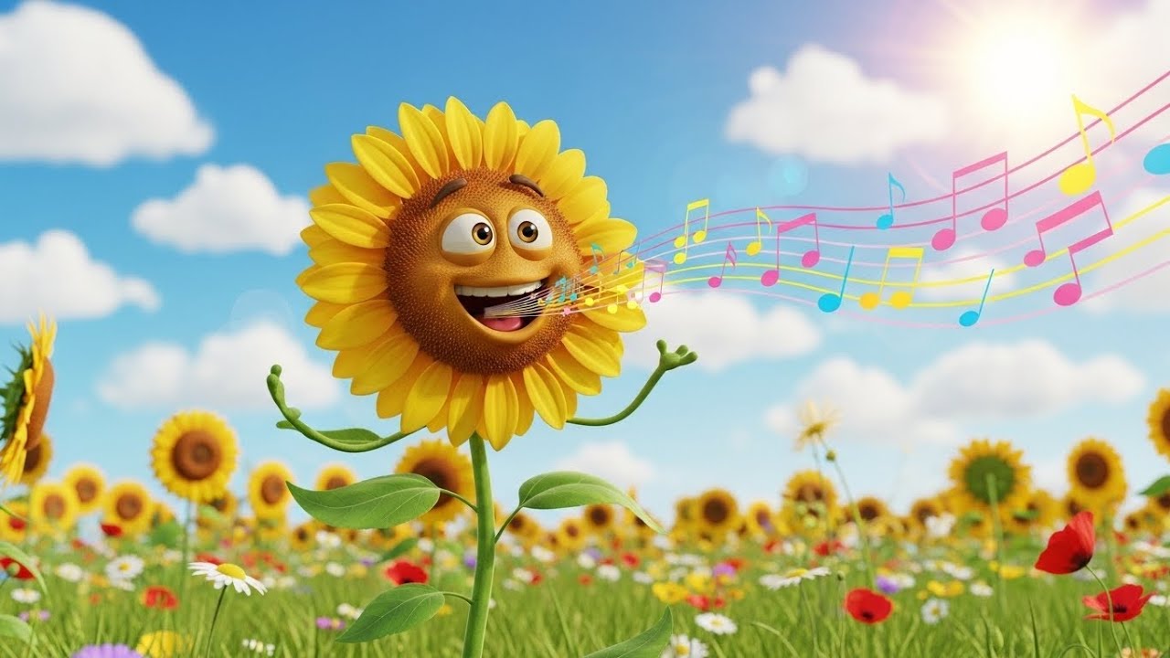 The Smiley Sunflower Song 🌻😊 | Cheerful Nature Story for Kids Ages 6–10