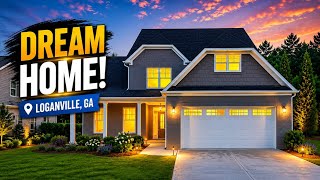 👉TOUR the Raleigh Plan at Braswell Farms 🏡 |Primary on Main 2-Story Great Room | Loganville GA