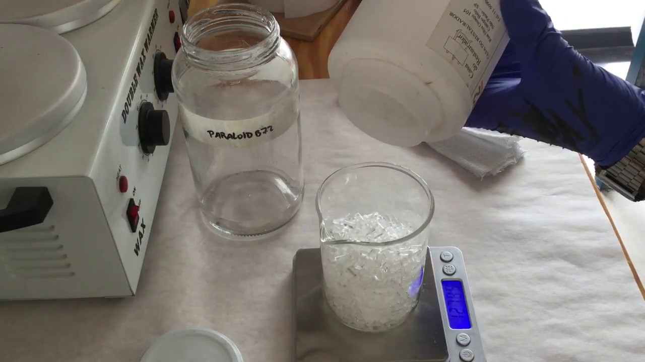 Paraloid B-72 - conservação e restauração