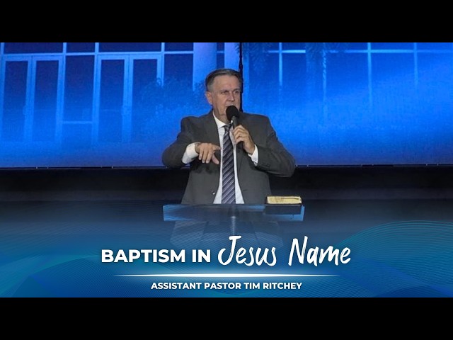 03/04/2026 WED | Baptism in Jesus Name | Rev. Tim Ritchey