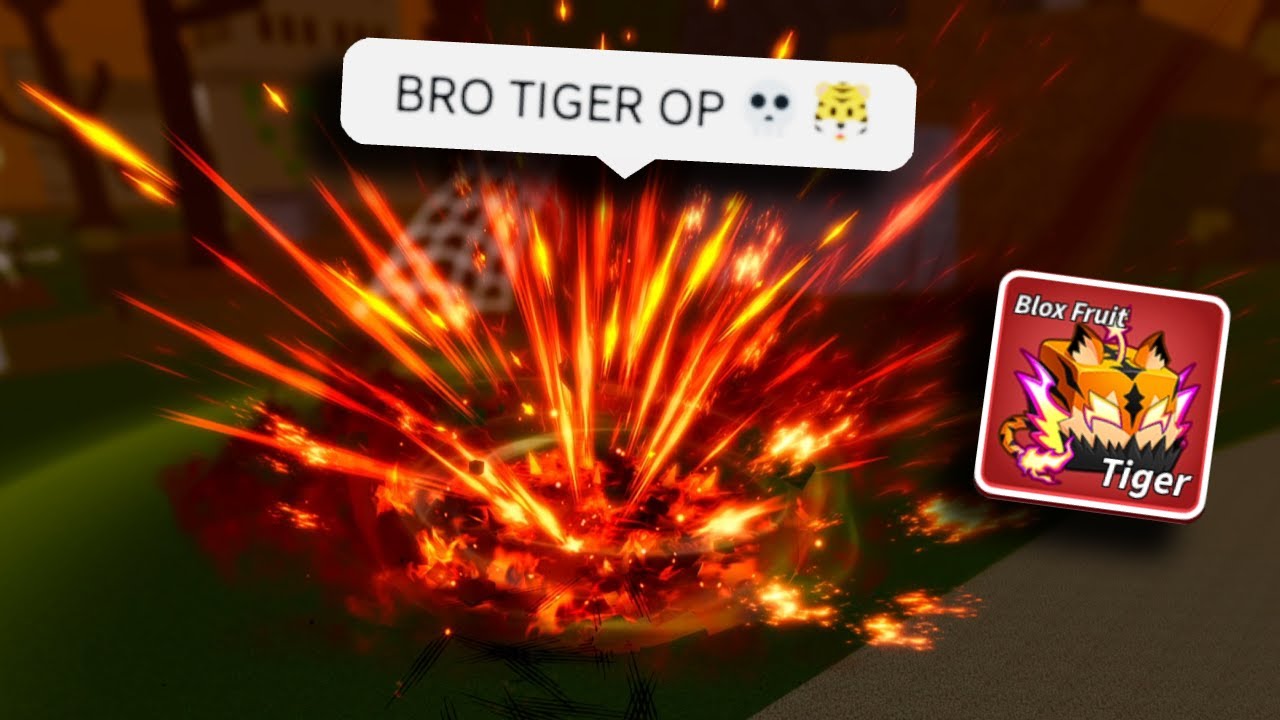 Destroying Servers With The NEW TIGER FRUIT Blox Fruits PvP