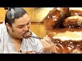 力士・隠岐の海関の勝負ごはん~ハンバーグ~
