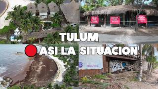 Tulum🔴Pueblo Fantasma? Hoy Hoteles Abandonados Y Sargazo Zona Hotelera 10 Junio 2026