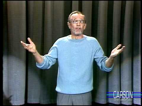 George Carlin Stand Up Comedy Routine on Johnny Carson's Tonight Show, 1986