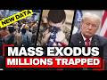 Trump's AGGRESSION BACKFIRED - Americans FLEEING in MASS EXODUS, Millions TRAPPED Inside